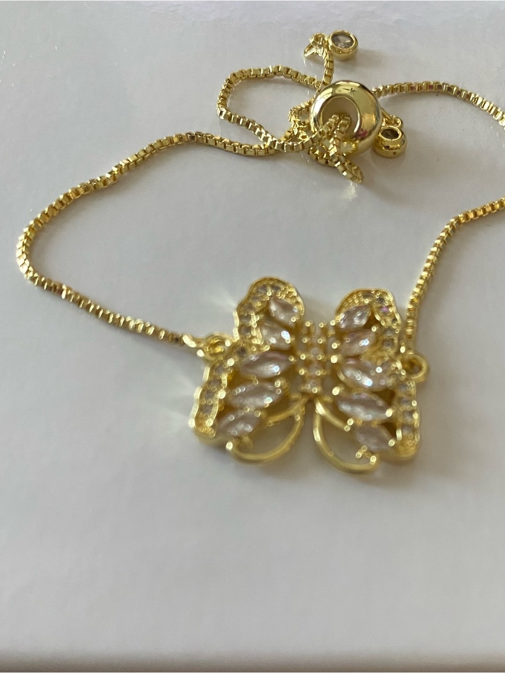 Gold Butterfly Bracelet